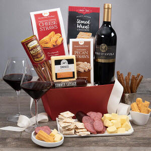 Classic Red Wine Gift Basket 69.99