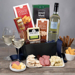 Classic White Wine Gift Basket 69.99