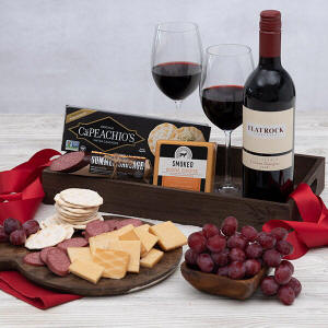 Red Wine Gift Basket 