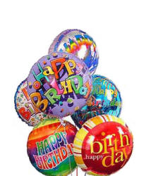 Mylar Hand Delivered Birthday Balloons By A Local Juneau Florist