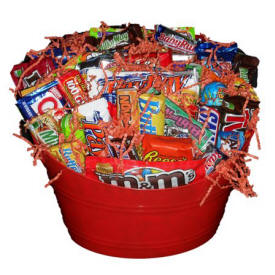 All Candy Gift Basket
