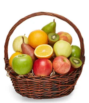Deluxe Fruit & Gourmet Basket 63.97 Delivered Today