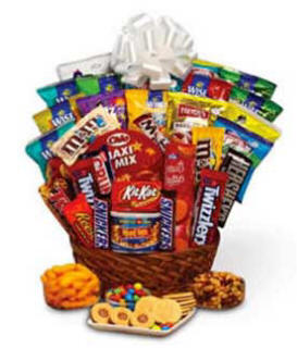 Super Large Candy Snack Basket Same Day Delivery In New Hampshire