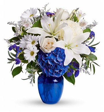 Flowers - Beautiful In Blue $59.95