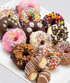 Chocolate Covered Mini Donuts $44.99 Delived To <? echo ($city) ?>